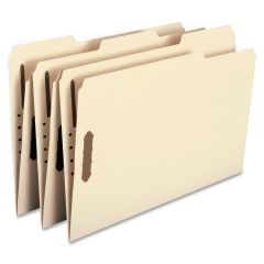 Smead Fastener Folder - 50 per box Legal - 8.50" x 14" - 2 x Prong - Manila