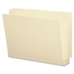 Smead Shelf-Master End Tab Manila Folder - 100 / box Letter - 8.5" x 11" - Manila