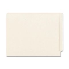 Smead Shelf Master End Tab Straight Cut Folder - 50 per box 9.50" x 12.25" - Manila