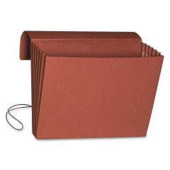 Smead Expanding Wallet with Elastic - 10 per box 10" x 15"- Redrope
