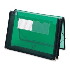 Smead UltraColor Expanding Wallet Letter - 8.50" x 11" - Green - 1 Each