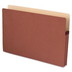 Smead TUFF Pocket Easy-Access Top Tab File Pocket - 25 per box Legal - Redrope, Kraft - Red