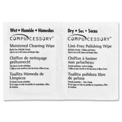 Compucessory LCD/Notebook Computer Screen Cleaning Wipes - 24 per box