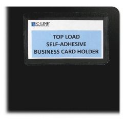 C-line 70257 Top Load Business Card Holder - 10 per pack