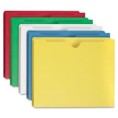 Smead Colored File Jacket - 10 per pack Letter - 8.50" x 11" - Assorted