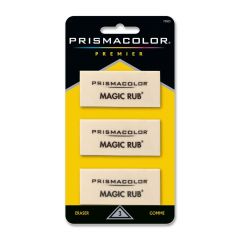 Prismacolor Magic Rub Eraser - 3 per pack