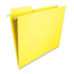 Smead FasTab Hanging Folder - 20 per box Letter - 8.50" x 11" - Yellow - 20 / Box