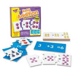 Trend Easy Addition Fun-to-Know Puzzles