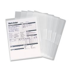 Smead Project File - 5 per pack Letter - 9.25" x 11.75" - Clear
