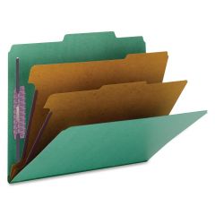 Smead PressGuard Classification Folder - 8.50" x 11" - Green