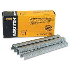 Stanley-Bostitch B8 PowerCrown Staples - 5000 per box