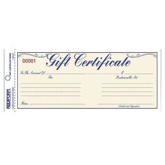 Rediform Gift Certificates With Envelopes - 25 per pack