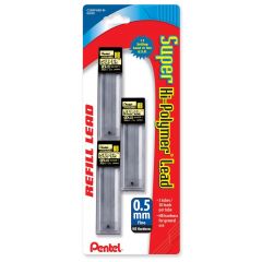 Pentel Super Hi-Polymer Lead - 3 per pack