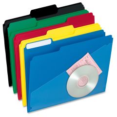Hot Pocket Poly File Folder