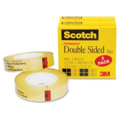 3M Scotch Double Sided Tape - 2 per pack