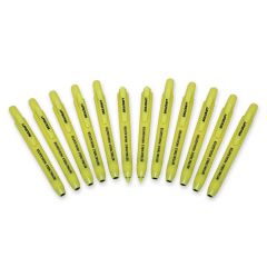 Skilcraft Retractable Yellow Highlighter - 12 Pack