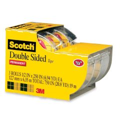 3M Double Sided Tape with Dispenser - 3 per pack