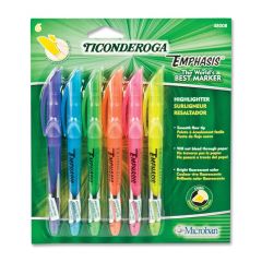 Dixon Pocket Style Assorted Highlighter - 6 Pack