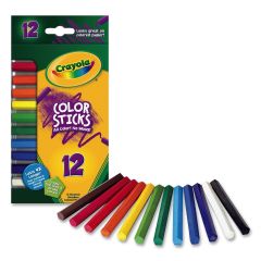 Crayola Sketch & Shade Color Sticks - 12 per box
