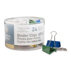 Business Source Binder Clip - 24 per pack