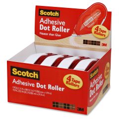 Scotch Adhesive Dot Roller - 4 per pack