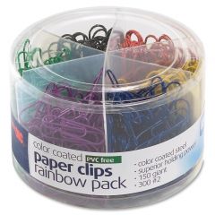OIC Coated Paper Clips - 450 per pack