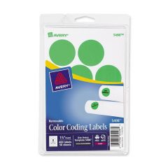 Avery 1.25" Round Color Coding Multipurpose Label (Laser) - 400 per pack