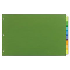 Avery&reg; Big Tab(TM) Insertable Plastic Dividers, 11" x 17", 8 Multicolor Tabs, 1 Set (11179)