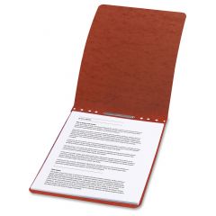 Acco Presstex Top Binding Cover Letter - 8.50" x 11" - Red - 1 Each