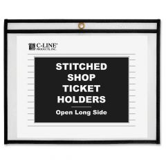 Shop Ticket Holder Letter - 8.5" x 11"- Vinyl - Clear, Clear