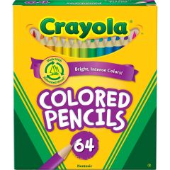 Crayola Colored Pencils, Short 64 CT