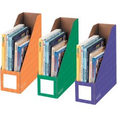 Bankers Box 4" Magazine File Holders - 3 per pack