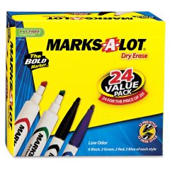 Avery Marks-A-Lot Dry-erase Combo Pack Marker - 24 Pack
