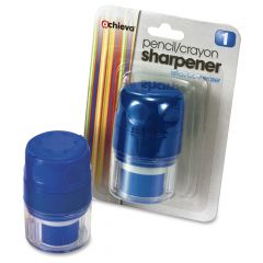 OIC Twin Pencil/Crayon Sharpener w/Cap