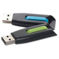Verbatim 32GB Store 'n' Go V3 USB 3.0 Flash Drive - 2pk - Blue, Green - PK per pack