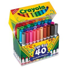 Crayola The Big 40 Washable Markers - ST per set