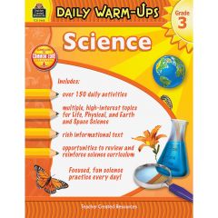 Teacher Created Resources Gr 3 Daily Science Workbook Education Printed Book for Science