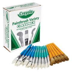 Crayola Paintbrush Variety Classpack - BX per box