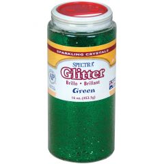 Pacon Spectra Glitter Sparkling Crystals, Green