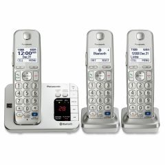 Panasonic Link2Cell KX-TGE263S DECT 6.0 1.90 GHz Cordless Phone - Silver