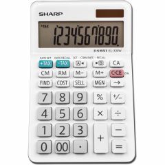 Sharp EL-330WB 10 Digit Professional Desktop Calculator