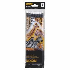 Dixon No. 2 Animal Print Pencils - PK per pack