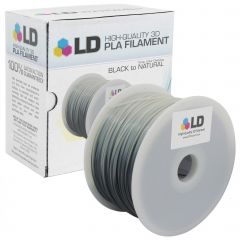 LD Black to Natural 3D Printing Filament (PLA)