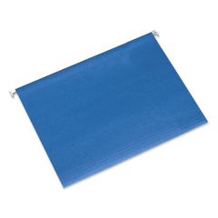 Hanging File Folder Letter - 8.5" x 11" - 1/5 Tab Cut - Blue