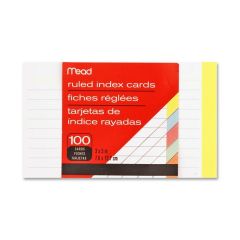 Mead Colored Index Card - 1 per pack