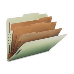 Nature Saver Classification Folder - 3" Expansion - Gray, Green