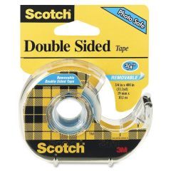 Scotch Double Sided Tape with Handheld Dispenser - 1 per roll