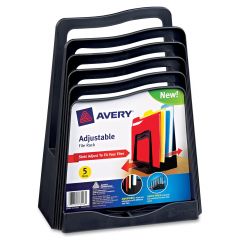 Avery Five Slot Plastic Adjustable File Rack