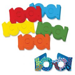 100th Day Paper Fun Glasses
