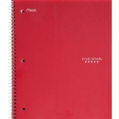 Mead Five Star Scientific Wirebound Notebook - College/Quad Ruled - 11" x 8.50"